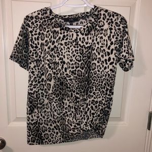 Leopard print blouse